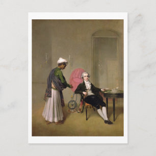 Porträtt av en gentleman, möjligen William Hickey, Vykort