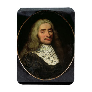 Porträtt av en gentleman (olja på kanfas) magnet