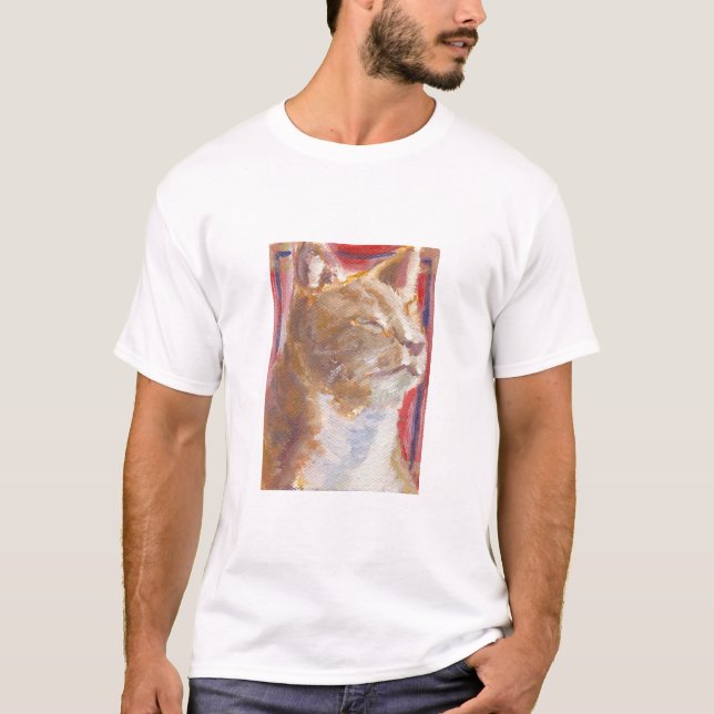 Porträtt av en kattTSHIRT Tröja (Framsida)