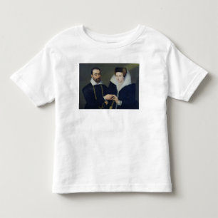 Porträtt av en koppla ihop t shirt