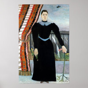 Porträtt av en kvinna, 1895 poster