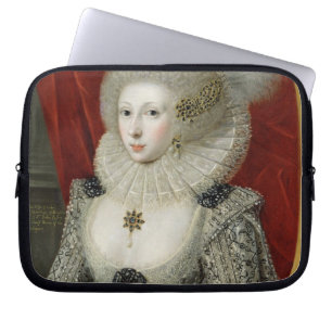Porträtt av en kvinna, eventuellt Frances bomull, Laptop Sleeve