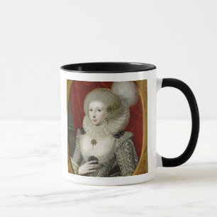 Porträtt av en kvinna, eventuellt Frances bomull, Mugg
