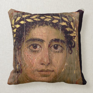 Porträtt av en kvinna, från Fayum, Kudde