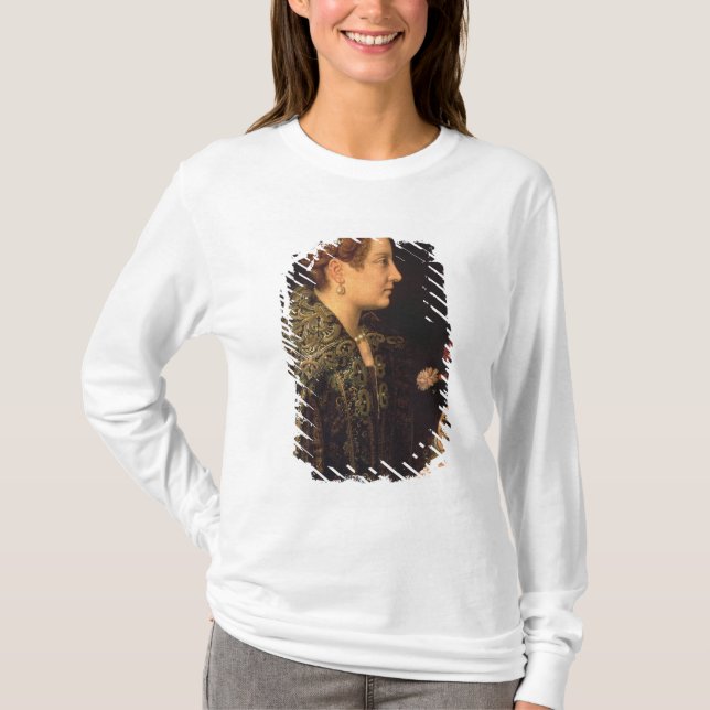 Porträtt av en kvinna tee shirt (Framsida)