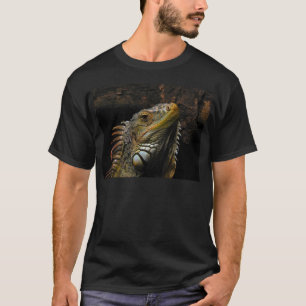 Porträtt av en leguan t-shirt