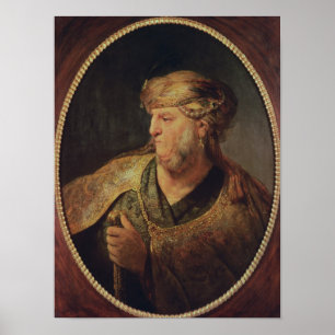 Porträtt av en man i Oriental Costume, 1633 Poster