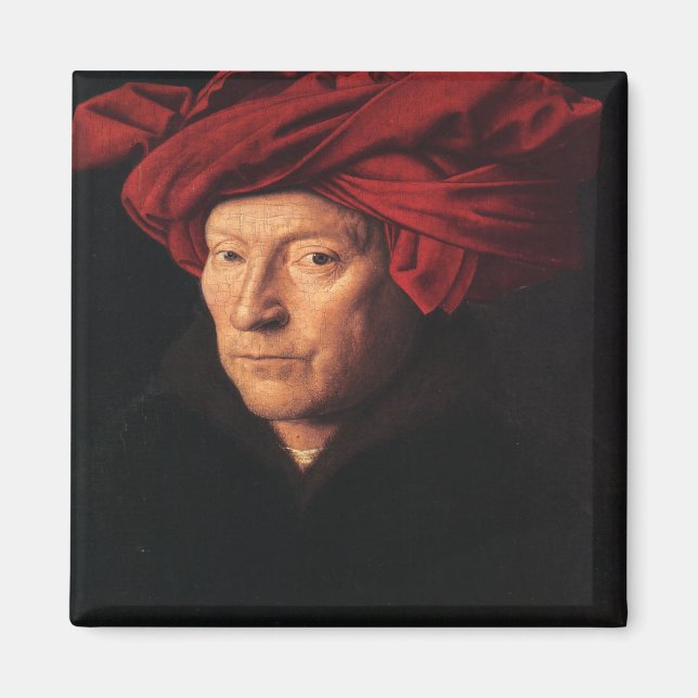 "Porträtt av en man" Magnet (Framsidan)