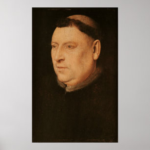 Porträtt av en munk poster