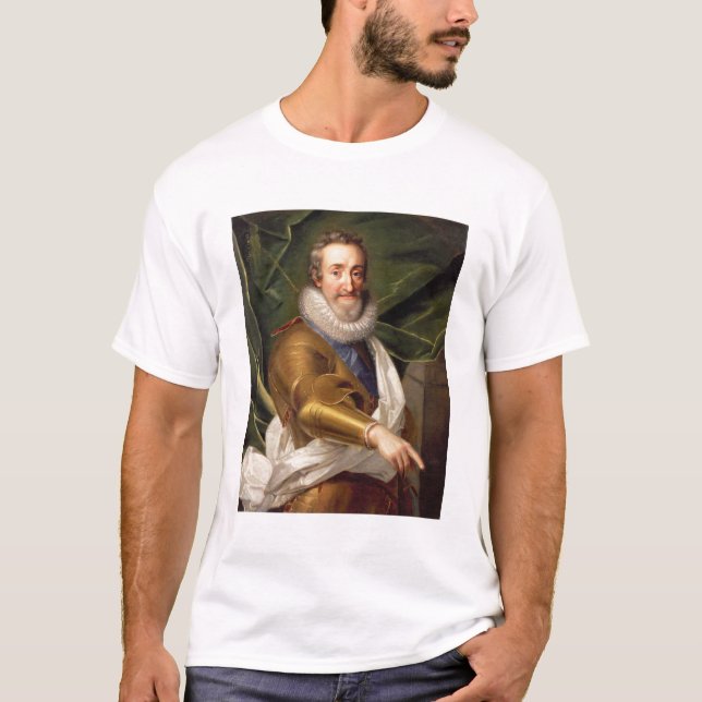 Porträtt av en Nobleman i pansar Tee Shirt (Framsida)