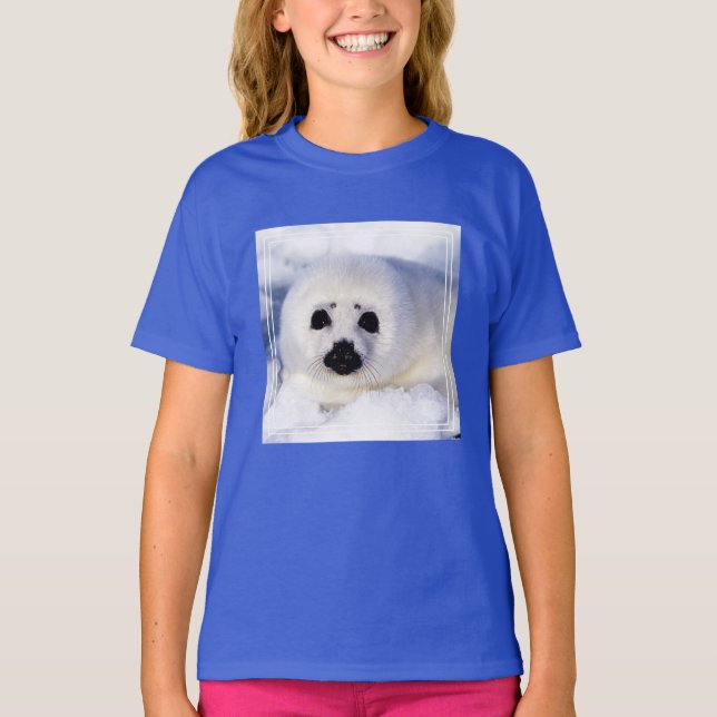 Porträtt av en sälunge t shirt (Framsida)