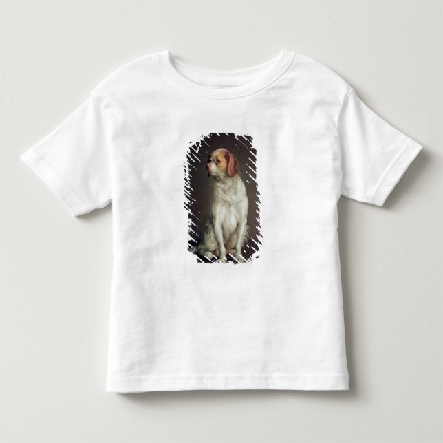 Porträtt av en Spaniel för kung Charles Tee Shirt (Framsida)