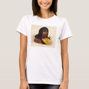 Porträtt av en stenindier, från 'berättar- av e t-shirt