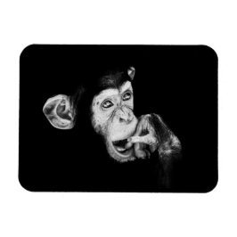 Porträtt av en tänkare, Chimpanzee Magnet