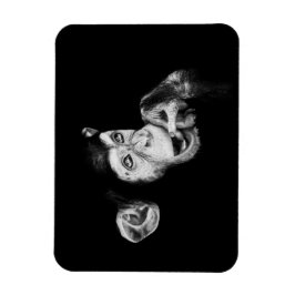 Porträtt av en tänkare, Chimpanzee Magnet