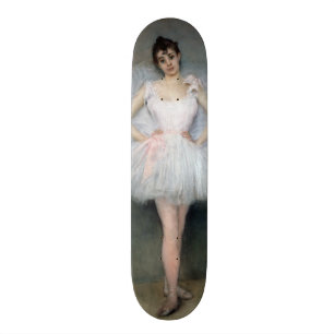 Porträtt av en ung Ballerina Skateboard Bräda 20 Cm