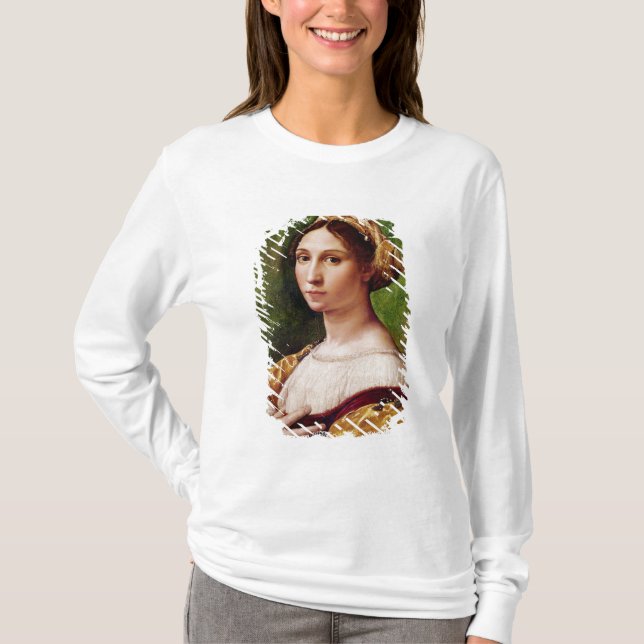 Porträtt av en ung flicka t-shirt (Framsida)