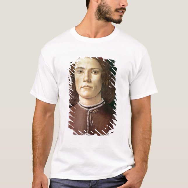 Porträtt av en ung man, c.1480-85 tee (Framsida)