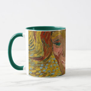 Porträtt av en ung man med Cornblomma, Van Gogh Mugg