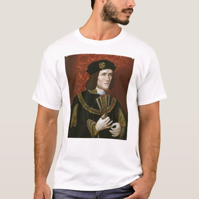 Porträtt av engelskakungen Richard III Tee (Framsida)
