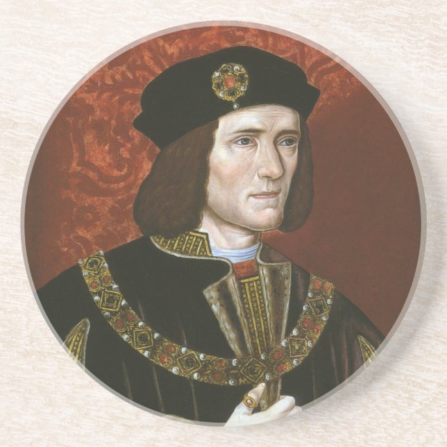 Porträtt av engelskakungen Richard III Underlägg (Framsidan)