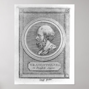 Porträtt av Eratosthenes Poster