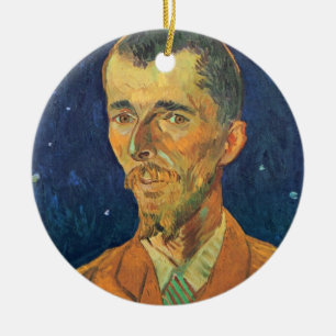 Porträtt av Eugene Boch av Vincent van Gogh Julgransprydnad Keramik