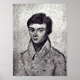 Porträtt av Evariste Galois Poster