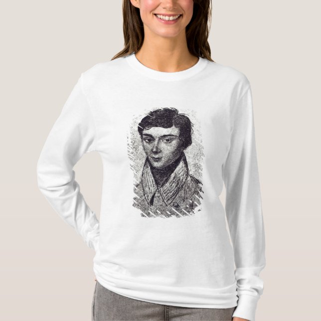 Porträtt av Evariste Galois Tee Shirt (Framsida)