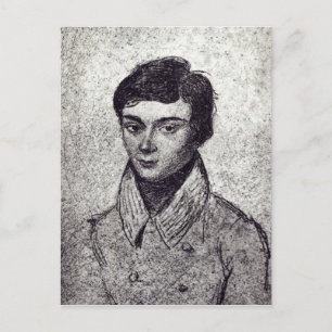 Porträtt av Evariste Galois Vykort