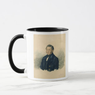 Porträtt av Faddey Venediktovich Bulgarin, c.1840 Mugg