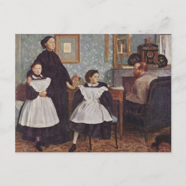 Porträtt av familjen Bellelli Vykort (Framsida)