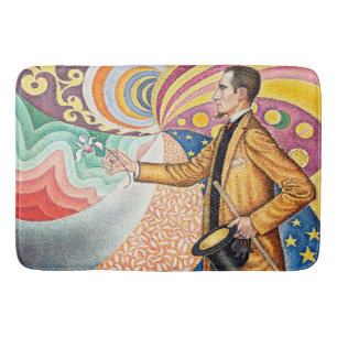 Porträtt av Félix Fénéon 1890 av Paul Signac Badrumsmatta