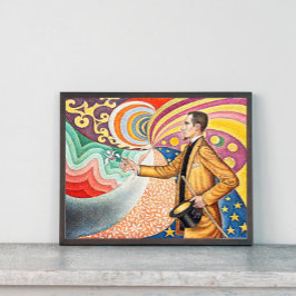 Porträtt av Félix Fénéon 1890 av Paul Signac Poster