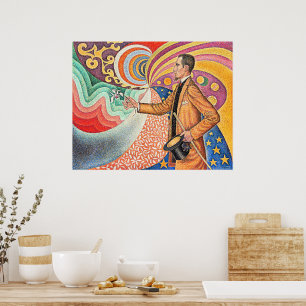 Porträtt av Felix Feneon Poster
