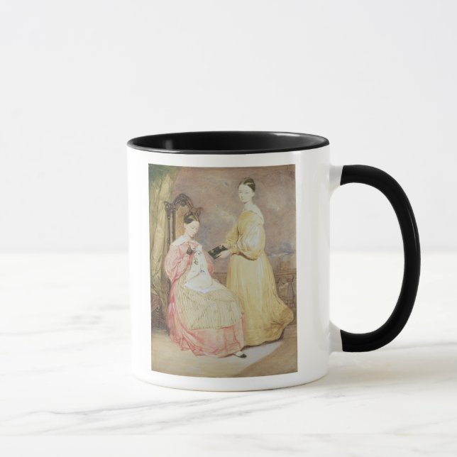 Porträtt av Florence Nightingale och henne Mugg (Höger)