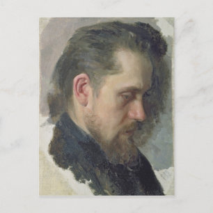 Porträtt av författaren Nikolay Pomyalovsky, 1860 Vykort