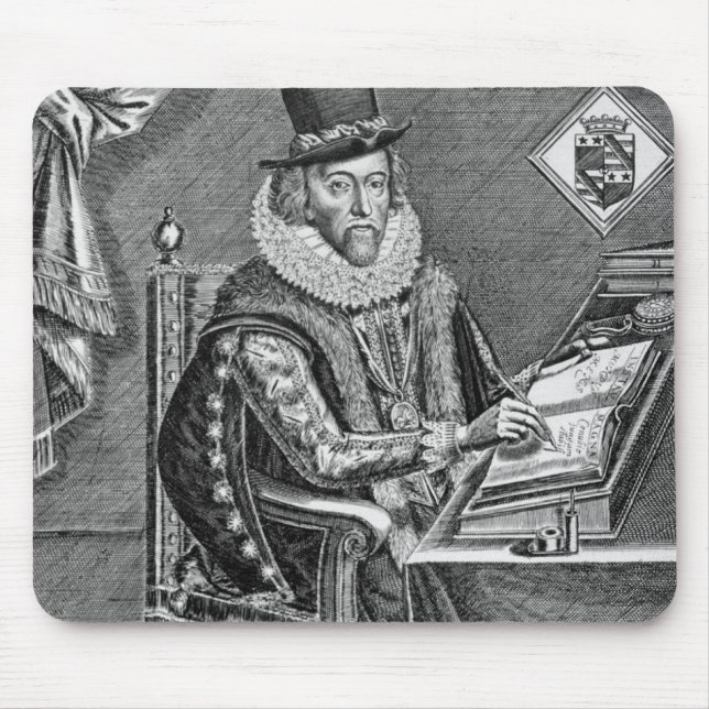 Porträtt av Francis Bacon (1561-1626) Viscount av Musmatta (Framsidan)