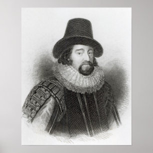 Porträtt av Francis Bacon Poster
