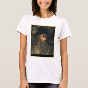 Porträtt av Francisco Pizarro (c.1478-1541) Spani T-shirt