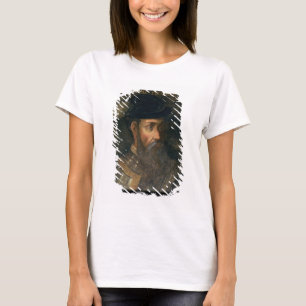 Porträtt av Francisco Pizarro (c.1478-1541) Spani T-shirt