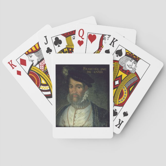 Porträtt av Francois, 2nd hertigklädsel (1519-63) Kortlek (Baksidan)