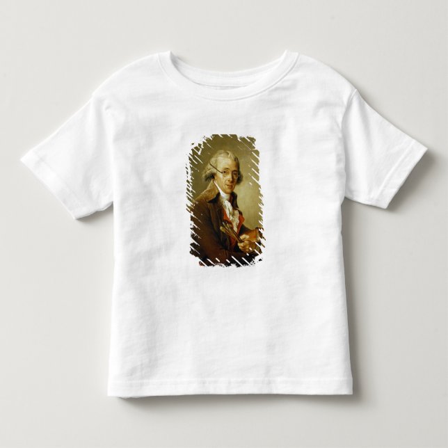 Porträtt av Francois-Andre Vincent Tee Shirt (Framsida)