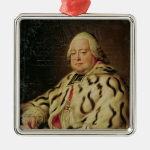 Porträtt av Francois-Camille de Lorraine c.1769 Julgransprydnad Metall