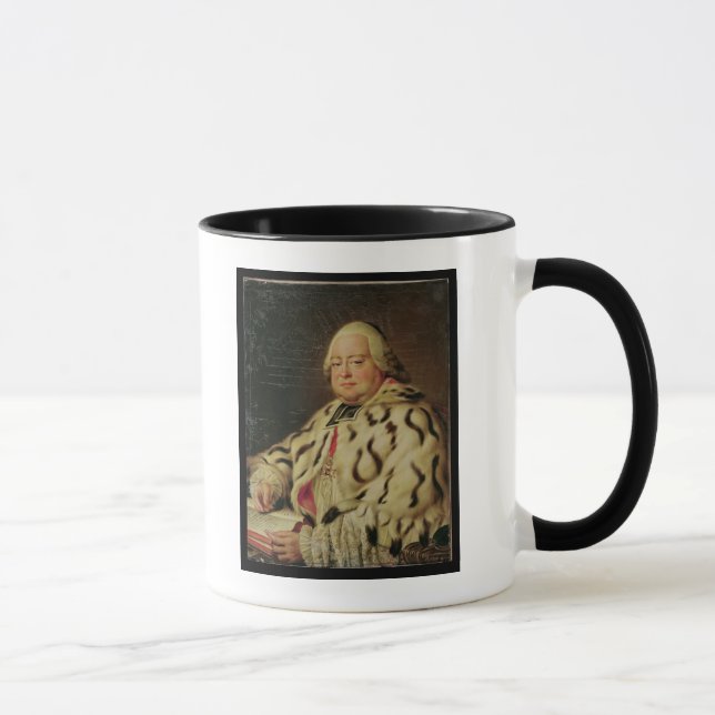 Porträtt av Francois-Camille de Lorraine c.1769 Mugg (Höger)