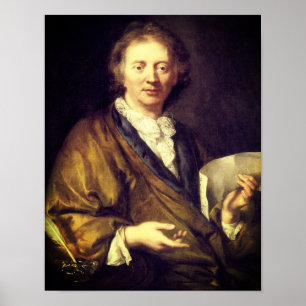 Porträtt av François Couperin Poster