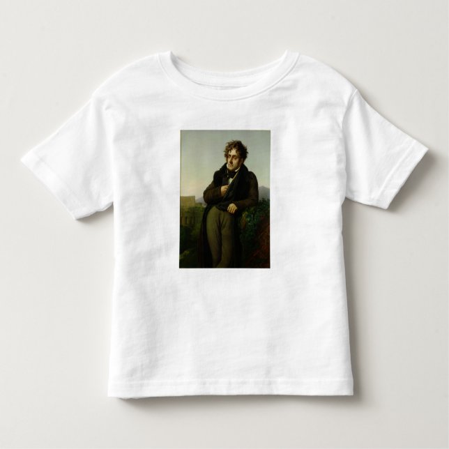 Porträtt av Francois Rene Vicomte Tee Shirt (Framsida)