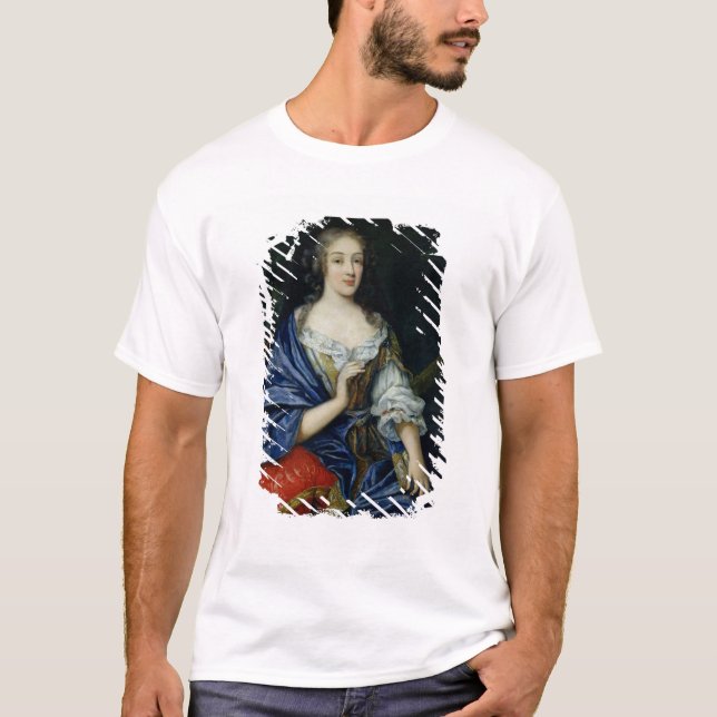 Porträtt av Francoise-Louise de la Baume le Blanc Tee (Framsida)