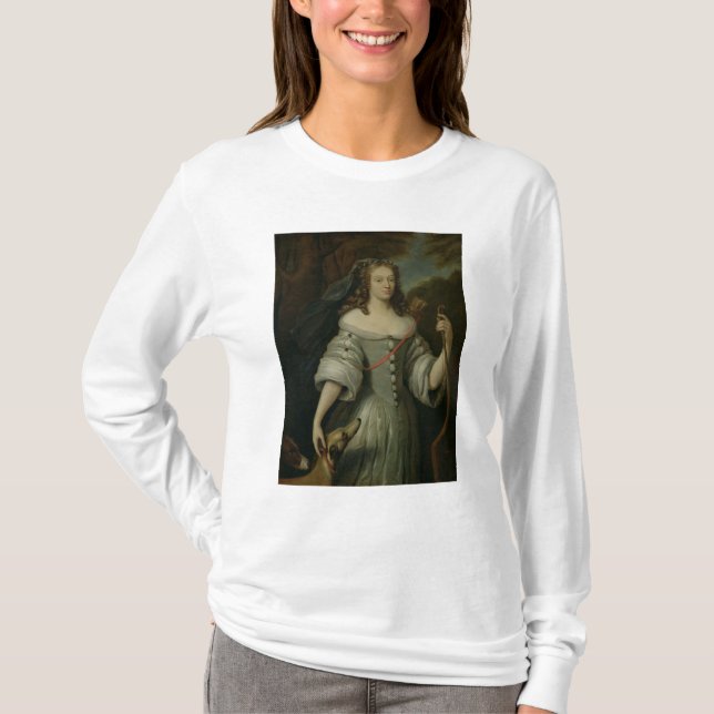 Porträtt av Francoise Louise de la Baume T-shirt (Framsida)
