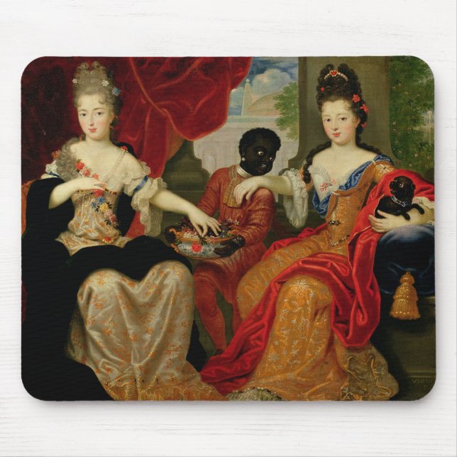 Porträtt av Francoise-Marie de Bourbon Musmatta (Framsidan)